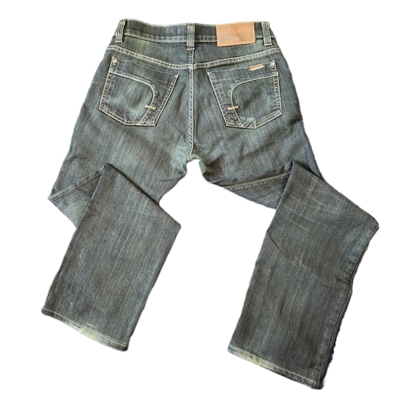 Fidelity Denim Jeans 50-11 USA Made Pants Sabbath Rinse Distressed Perfect Fade - Picture 5 of 10